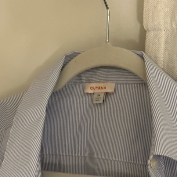 Cuyana all white and striped button down shirts (buy together or separate) - Picture 5 of 7